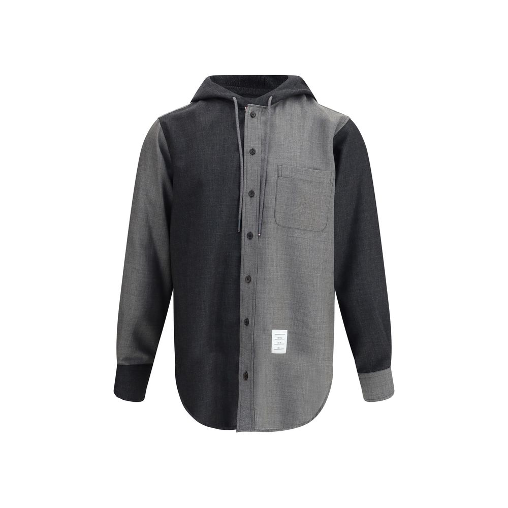 Thom Browne Hooded Shirt Jacket